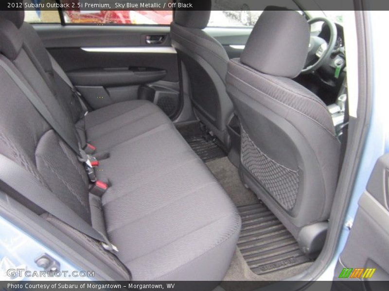 Sky Blue Metallic / Off Black 2012 Subaru Outback 2.5i Premium