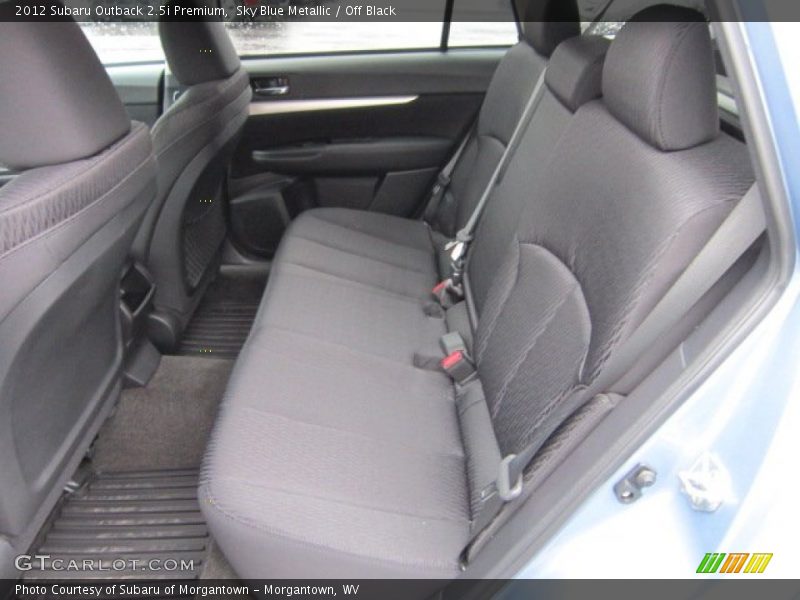 Sky Blue Metallic / Off Black 2012 Subaru Outback 2.5i Premium