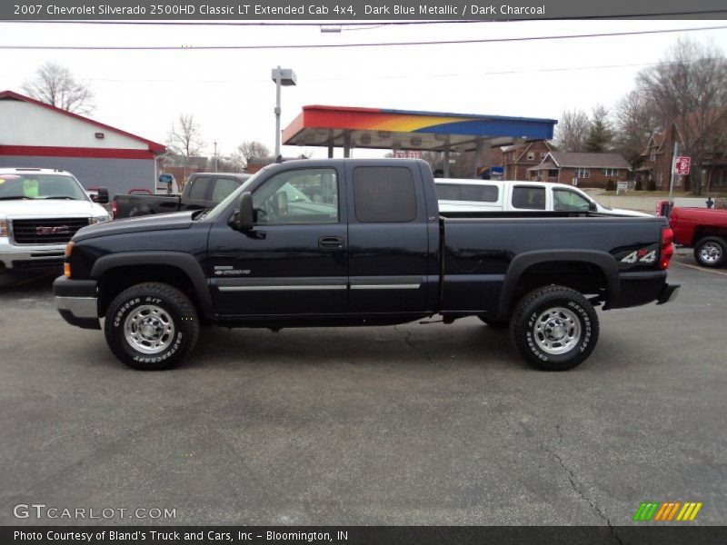 Dark Blue Metallic / Dark Charcoal 2007 Chevrolet Silverado 2500HD Classic LT Extended Cab 4x4