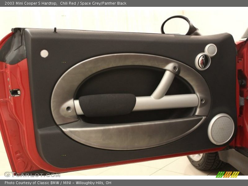 Chili Red / Space Grey/Panther Black 2003 Mini Cooper S Hardtop