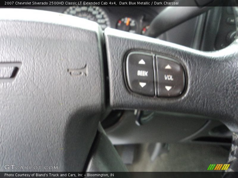Dark Blue Metallic / Dark Charcoal 2007 Chevrolet Silverado 2500HD Classic LT Extended Cab 4x4