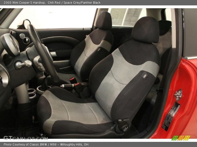 Chili Red / Space Grey/Panther Black 2003 Mini Cooper S Hardtop