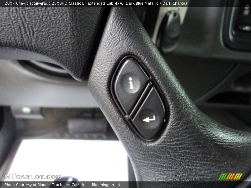 Dark Blue Metallic / Dark Charcoal 2007 Chevrolet Silverado 2500HD Classic LT Extended Cab 4x4