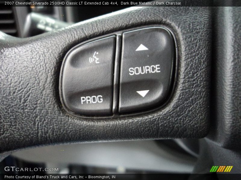 Dark Blue Metallic / Dark Charcoal 2007 Chevrolet Silverado 2500HD Classic LT Extended Cab 4x4