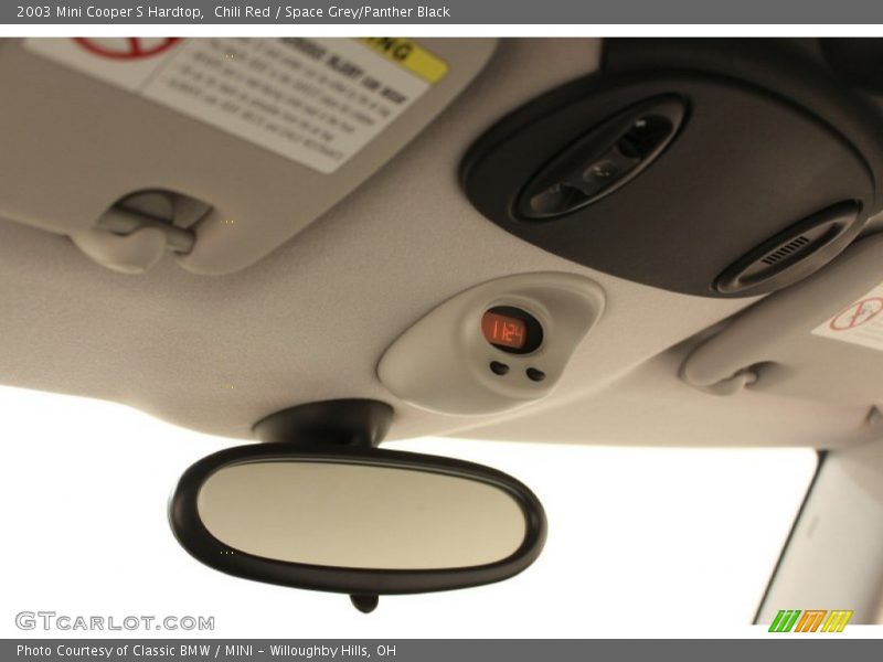 Chili Red / Space Grey/Panther Black 2003 Mini Cooper S Hardtop
