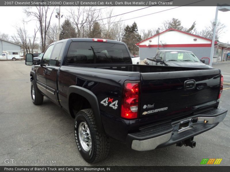 Dark Blue Metallic / Dark Charcoal 2007 Chevrolet Silverado 2500HD Classic LT Extended Cab 4x4