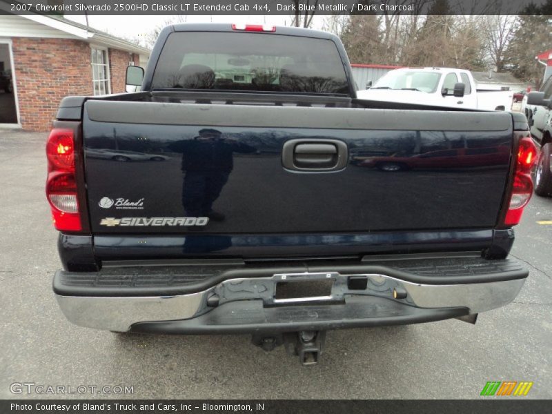 Dark Blue Metallic / Dark Charcoal 2007 Chevrolet Silverado 2500HD Classic LT Extended Cab 4x4