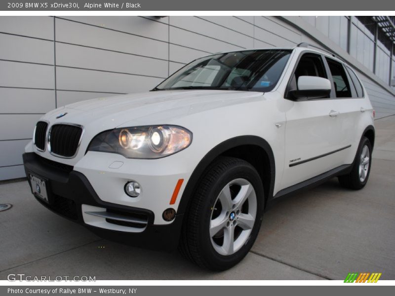 Alpine White / Black 2009 BMW X5 xDrive30i