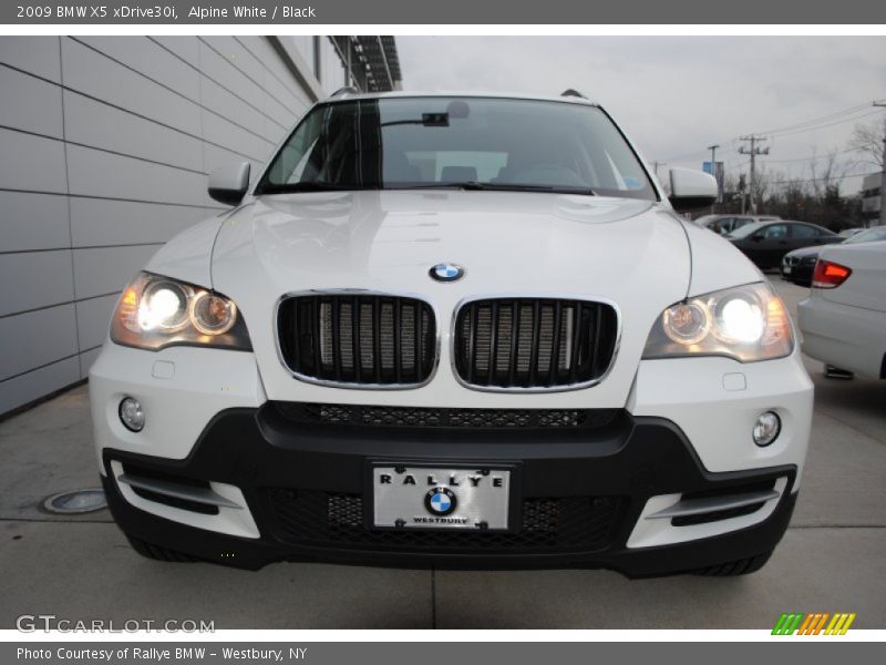 Alpine White / Black 2009 BMW X5 xDrive30i