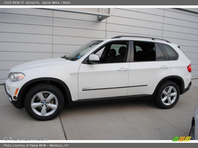 Alpine White / Black 2009 BMW X5 xDrive30i