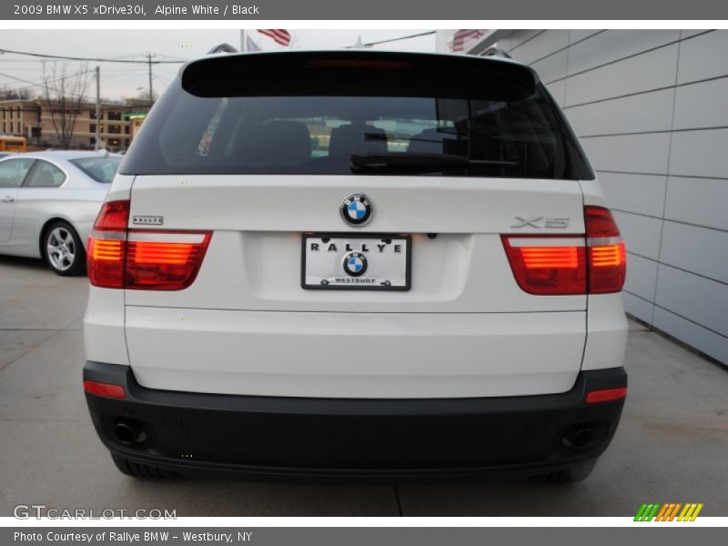 Alpine White / Black 2009 BMW X5 xDrive30i