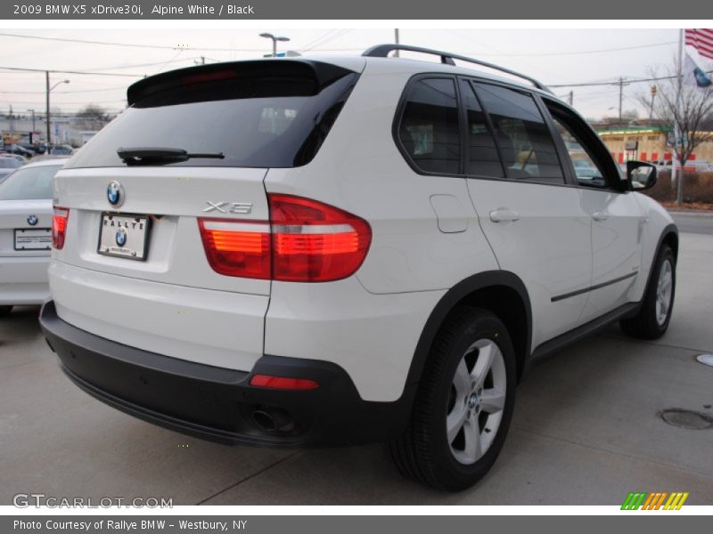 Alpine White / Black 2009 BMW X5 xDrive30i