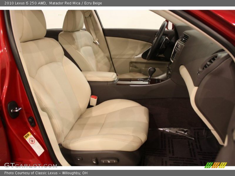 Matador Red Mica / Ecru Beige 2010 Lexus IS 250 AWD