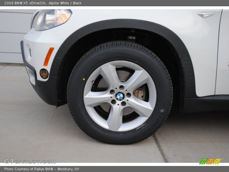 Alpine White / Black 2009 BMW X5 xDrive30i