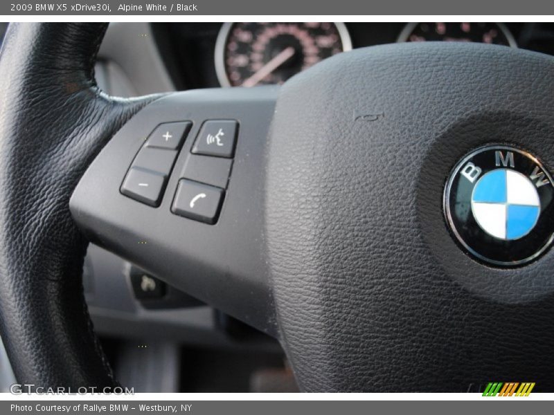 Alpine White / Black 2009 BMW X5 xDrive30i