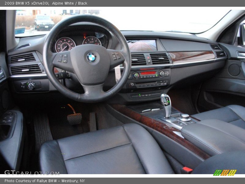 Alpine White / Black 2009 BMW X5 xDrive30i