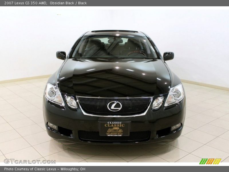 Obsidian Black / Black 2007 Lexus GS 350 AWD