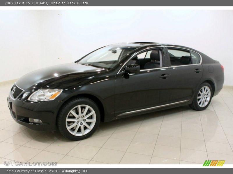 Obsidian Black / Black 2007 Lexus GS 350 AWD