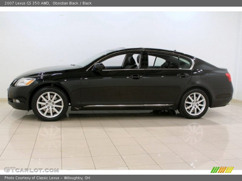Obsidian Black / Black 2007 Lexus GS 350 AWD