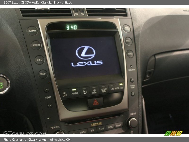 Obsidian Black / Black 2007 Lexus GS 350 AWD