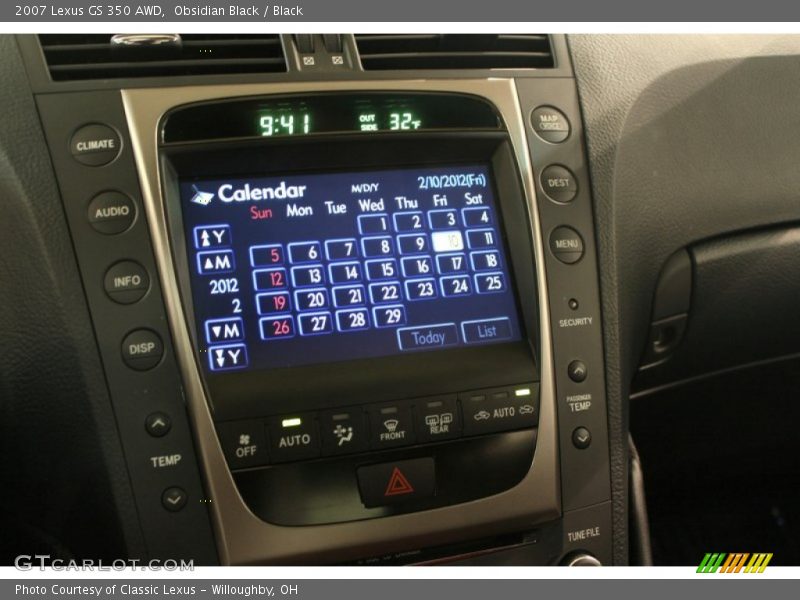 Obsidian Black / Black 2007 Lexus GS 350 AWD