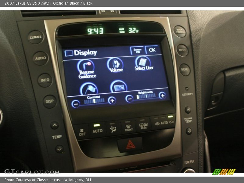 Obsidian Black / Black 2007 Lexus GS 350 AWD