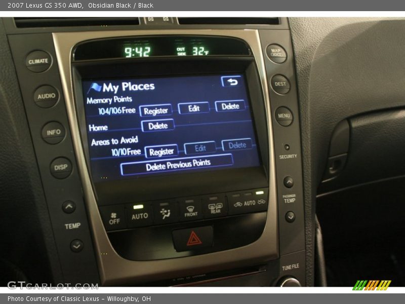 Obsidian Black / Black 2007 Lexus GS 350 AWD