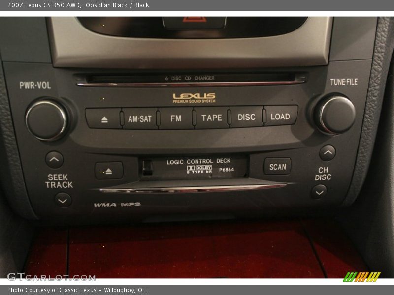 Obsidian Black / Black 2007 Lexus GS 350 AWD