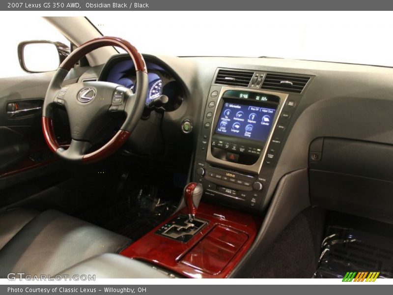 Obsidian Black / Black 2007 Lexus GS 350 AWD