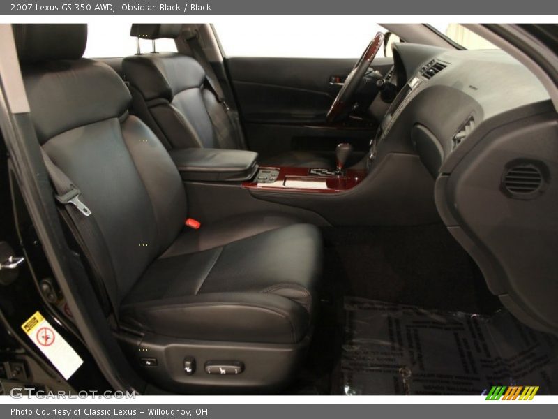 Obsidian Black / Black 2007 Lexus GS 350 AWD