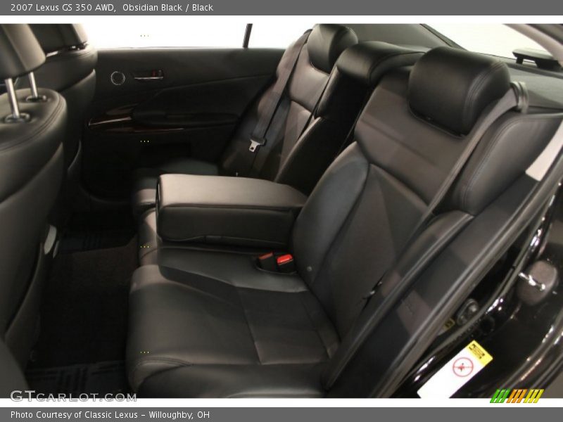 Obsidian Black / Black 2007 Lexus GS 350 AWD