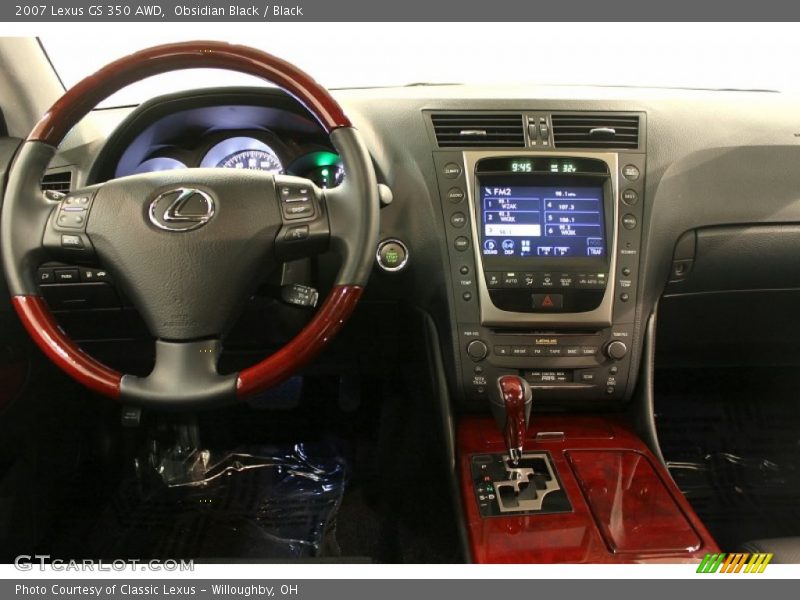 Obsidian Black / Black 2007 Lexus GS 350 AWD