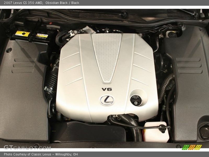 Obsidian Black / Black 2007 Lexus GS 350 AWD