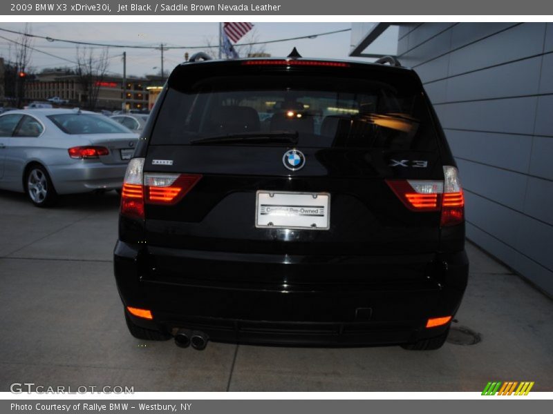Jet Black / Saddle Brown Nevada Leather 2009 BMW X3 xDrive30i