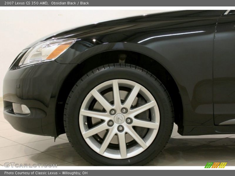 Obsidian Black / Black 2007 Lexus GS 350 AWD