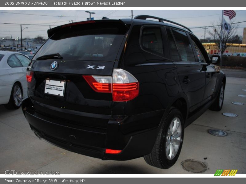 Jet Black / Saddle Brown Nevada Leather 2009 BMW X3 xDrive30i