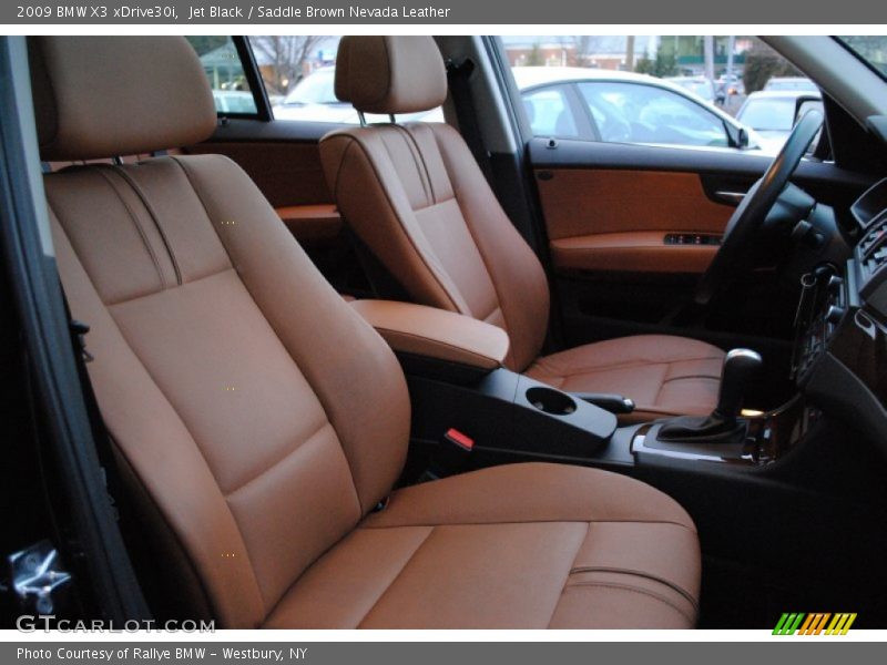 Jet Black / Saddle Brown Nevada Leather 2009 BMW X3 xDrive30i