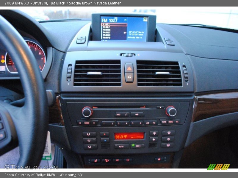 Jet Black / Saddle Brown Nevada Leather 2009 BMW X3 xDrive30i