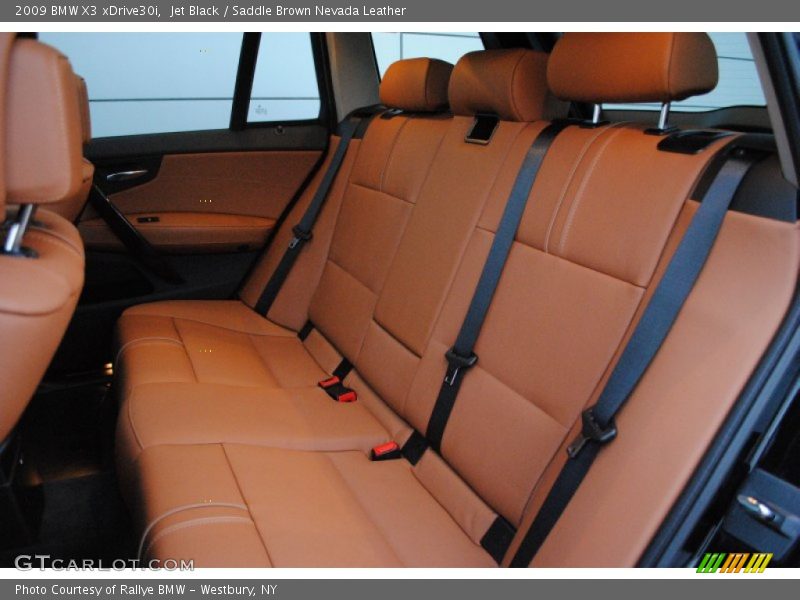 Jet Black / Saddle Brown Nevada Leather 2009 BMW X3 xDrive30i