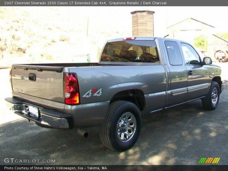 Graystone Metallic / Dark Charcoal 2007 Chevrolet Silverado 1500 Classic LT Extended Cab 4x4