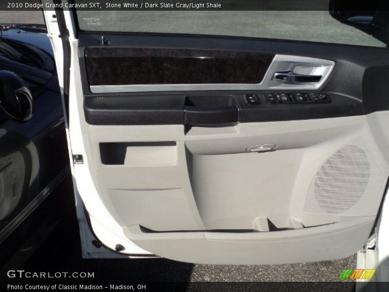 Stone White / Dark Slate Gray/Light Shale 2010 Dodge Grand Caravan SXT