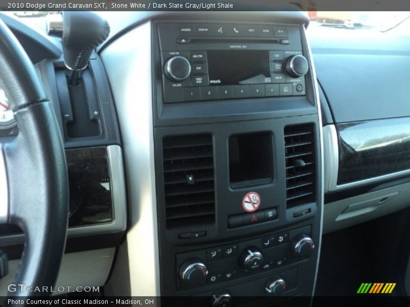 Stone White / Dark Slate Gray/Light Shale 2010 Dodge Grand Caravan SXT