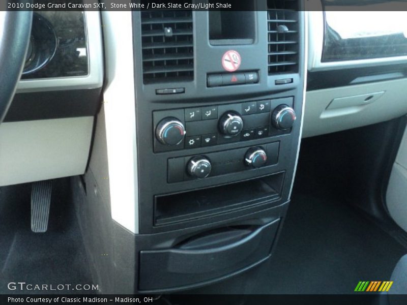 Stone White / Dark Slate Gray/Light Shale 2010 Dodge Grand Caravan SXT