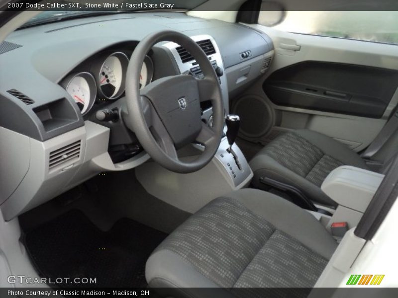 Stone White / Pastel Slate Gray 2007 Dodge Caliber SXT