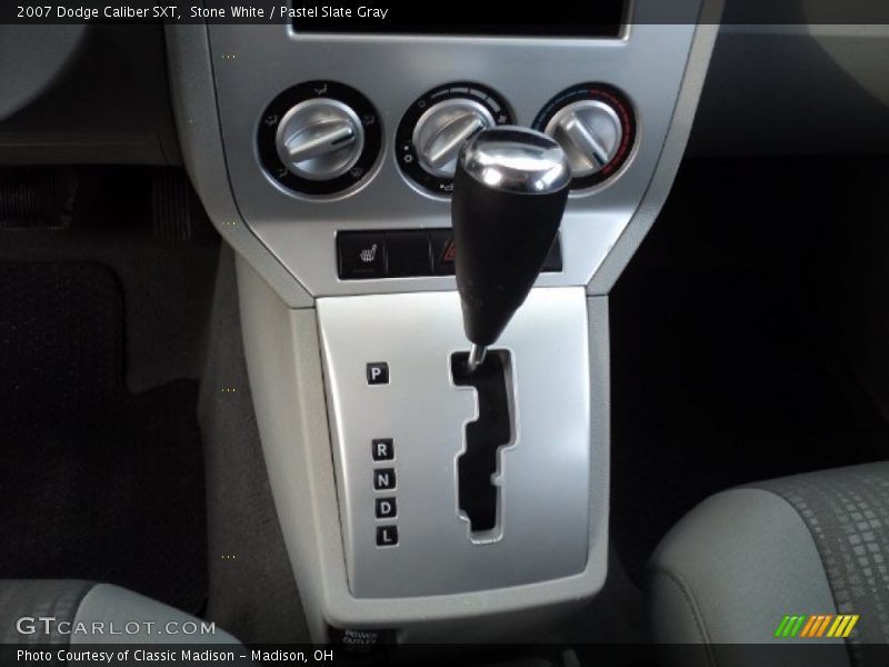 Stone White / Pastel Slate Gray 2007 Dodge Caliber SXT