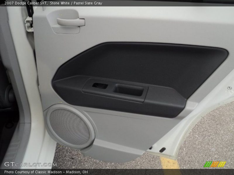 Stone White / Pastel Slate Gray 2007 Dodge Caliber SXT