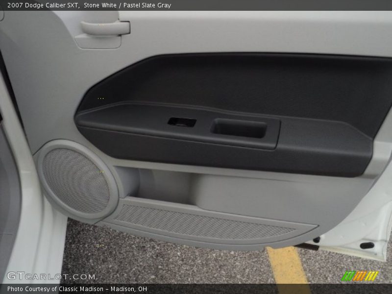 Stone White / Pastel Slate Gray 2007 Dodge Caliber SXT