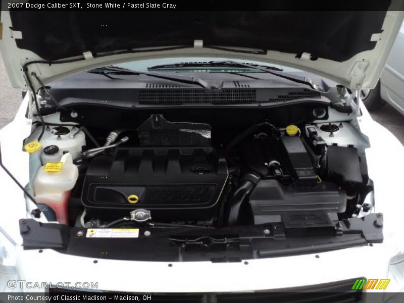 Stone White / Pastel Slate Gray 2007 Dodge Caliber SXT