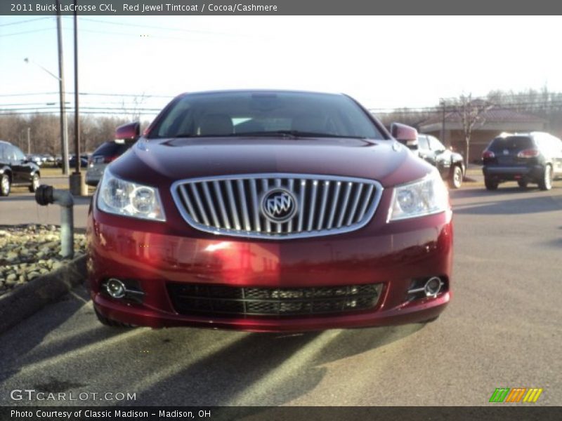 Red Jewel Tintcoat / Cocoa/Cashmere 2011 Buick LaCrosse CXL