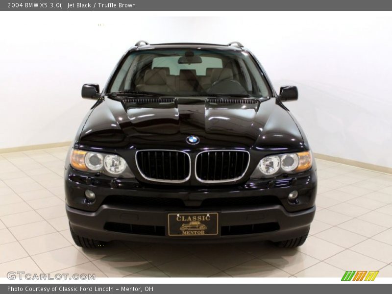 Jet Black / Truffle Brown 2004 BMW X5 3.0i